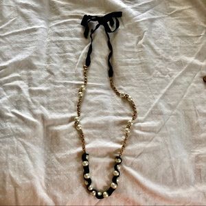 Jcrew back tie necklace